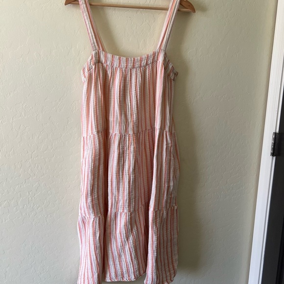 Marine Layer Striped Sundress with pockets - Picture 3 of 4
